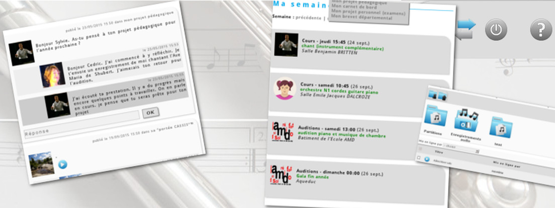 La “Portée CASSIS (TM)”, réseau social pédagogique pour Ecoles de musique